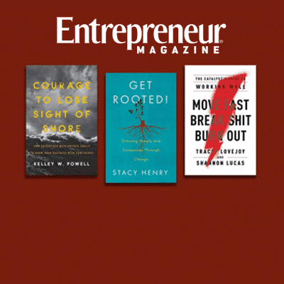 Entrepreneurship Magazine book display